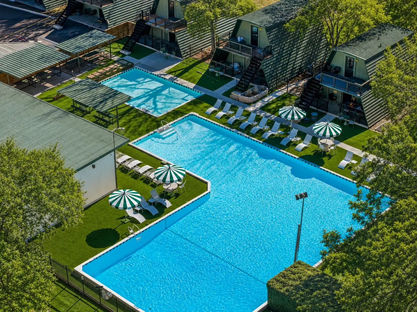Petit Cowboy, a riverfront resort in New Braunfels, Texas