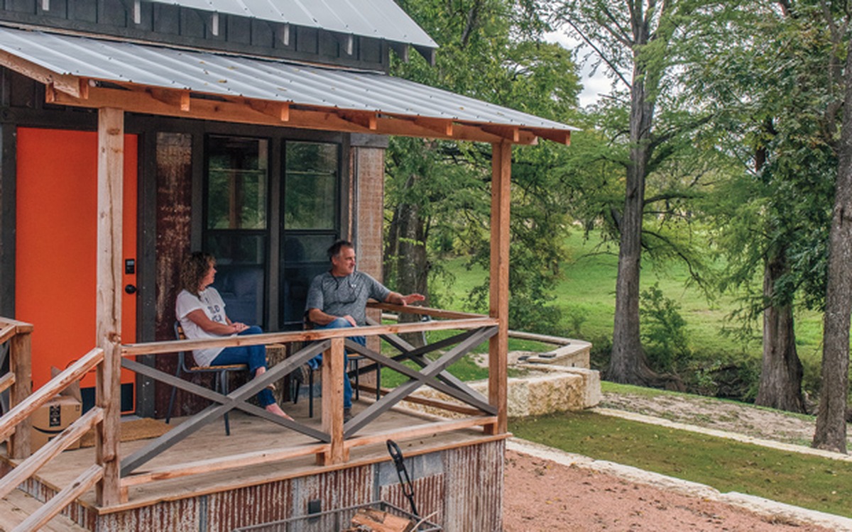 Photograph for Camp Comfort Provides an Antidote to Life’s Stressful Moments with Pizza, Bicycling, and Wine Nearby